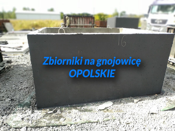 Zbiorniki na gnojowicę betonowe Opolskie
